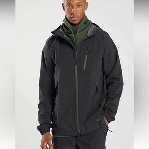 Gym Shark Retake Jacket Regular Fit water proof rain jacket